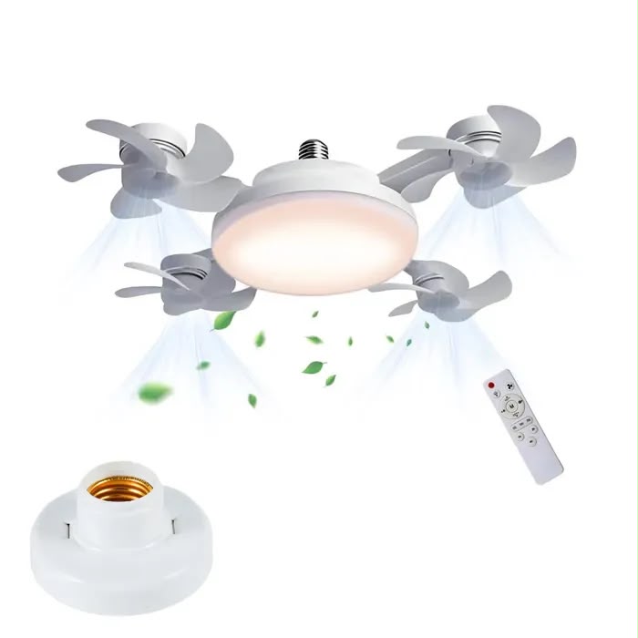 Ventilateur de Plafond LED Jaana AeroLight™ | Fraîcheur & Éclairage 2-en-1