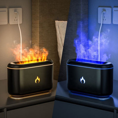 Diffuseur de parfum a effet flamme +🎁deux huiles offertes