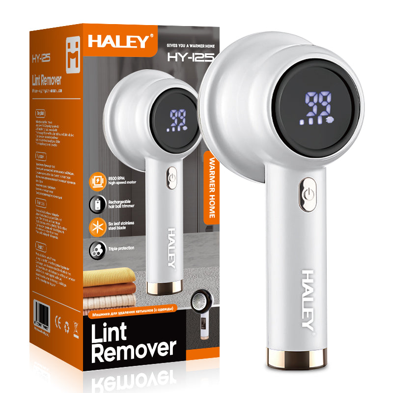 ✅ Éliminateur de peluches électrique sans fil HALEY – Rasoir à tissu rechargeable