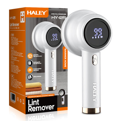 ✅ Éliminateur de peluches électrique sans fil HALEY – Rasoir à tissu rechargeable