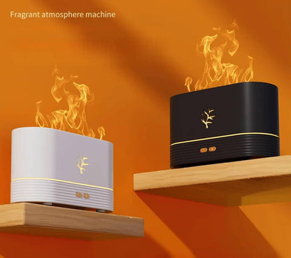 Diffuseur de parfum a effet flamme +🎁deux huiles offertes