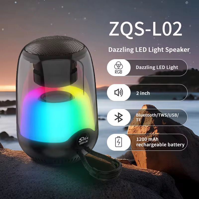 Mini Enceinte Bluetooth RGB Portable