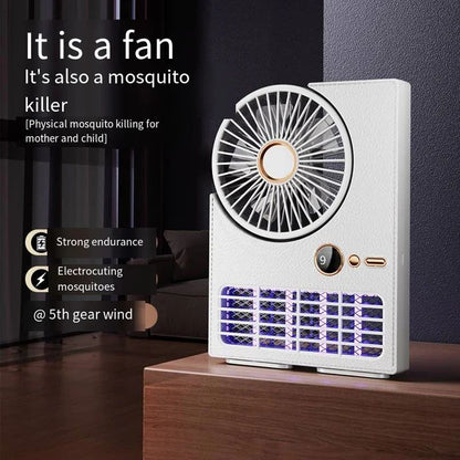 Ventilateur Anti-moustique UV rechargeableb3 en 1 Ultra Puissant