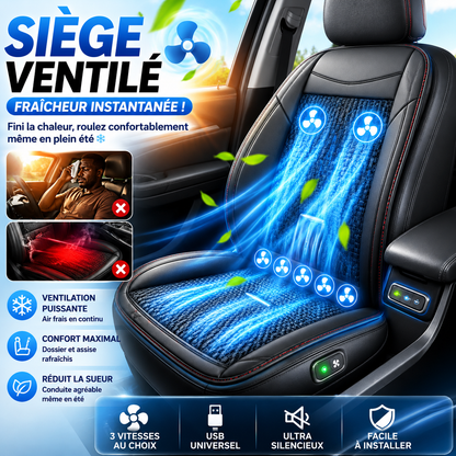 Le Coussin Ventilé Qui Transforme Chaque Trajet en Moment de Fraîcheur