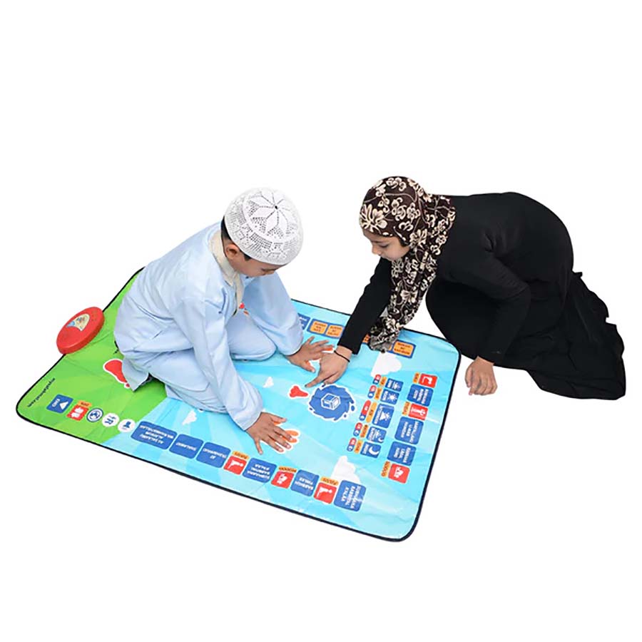 ✨ TAPIS DE PRIÈRE INTERACTIF POUR ENFANTS (3 À 9 ANS) ✨ 🕌 Apprenez la Salat et les Douas pas à pas de manière ludique et facile