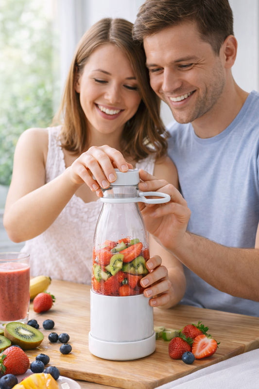 Mini Mixeur Portable – Smoothies en 30 secondes ⚡