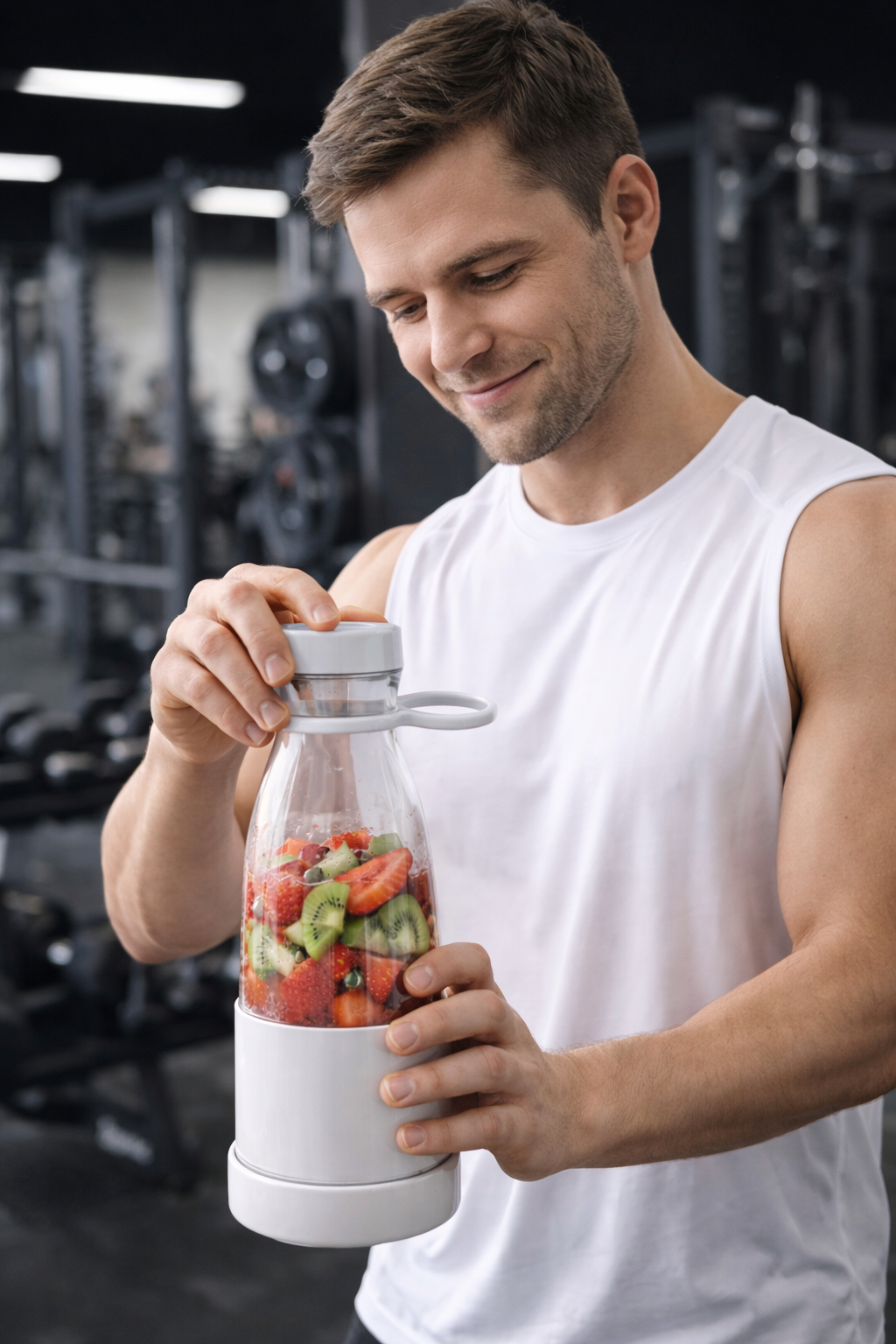 Mini Mixeur Portable – Smoothies en 30 secondes ⚡