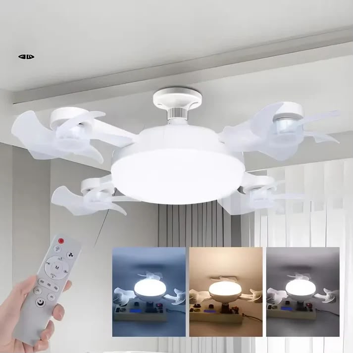 Ventilateur de Plafond LED Jaana AeroLight™ | Fraîcheur & Éclairage 2-en-1