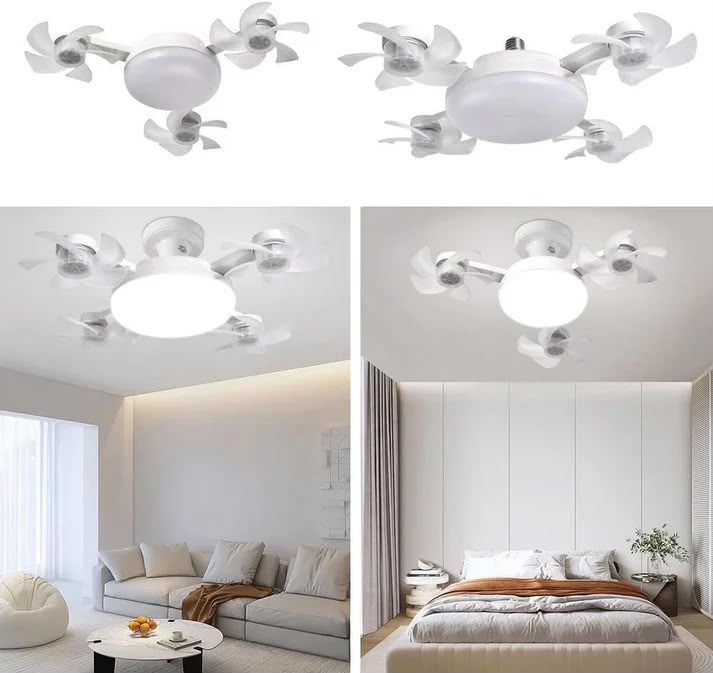 Ventilateur de Plafond LED Jaana AeroLight™ | Fraîcheur & Éclairage 2-en-1