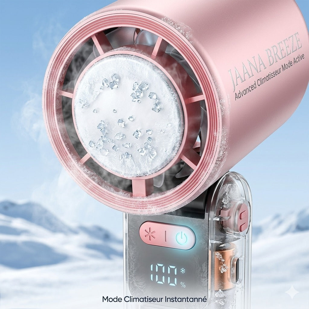 💥 MINI CLIM PRO™ – Le Climatiseur Portable 200 Vitesses avec Refroidissement Glacé et lampe torche intègre ❄️ ❄️💨