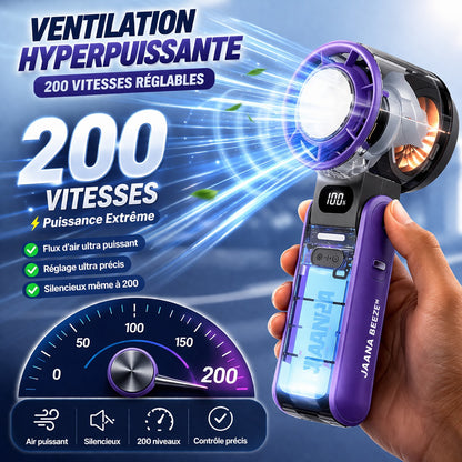 💥 MINI CLIM PRO™ – Le Climatiseur Portable 200 Vitesses avec Refroidissement Glacé et lampe torche intègre ❄️ ❄️💨