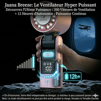 💥 MINI CLIM PRO™ – Le Climatiseur Portable 200 Vitesses avec Refroidissement Glacé et lampe torche intègre ❄️ ❄️💨