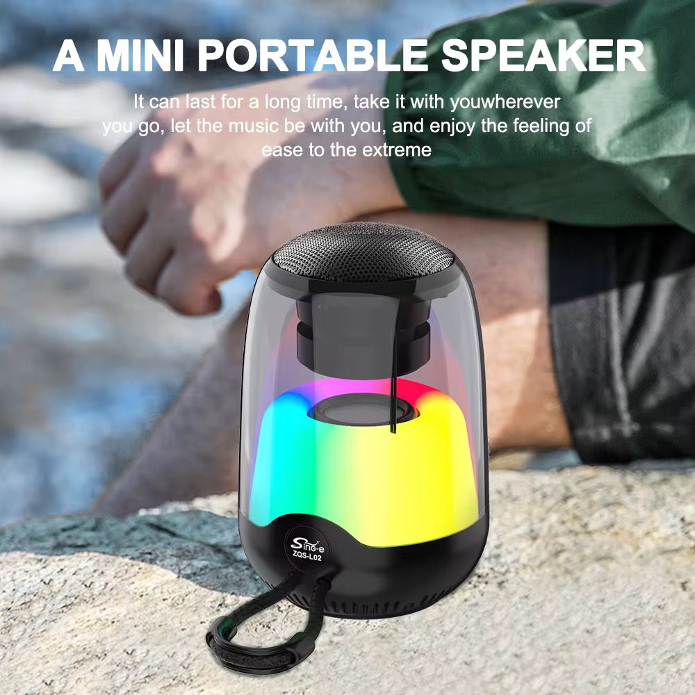 Mini Enceinte Bluetooth RGB Portable
