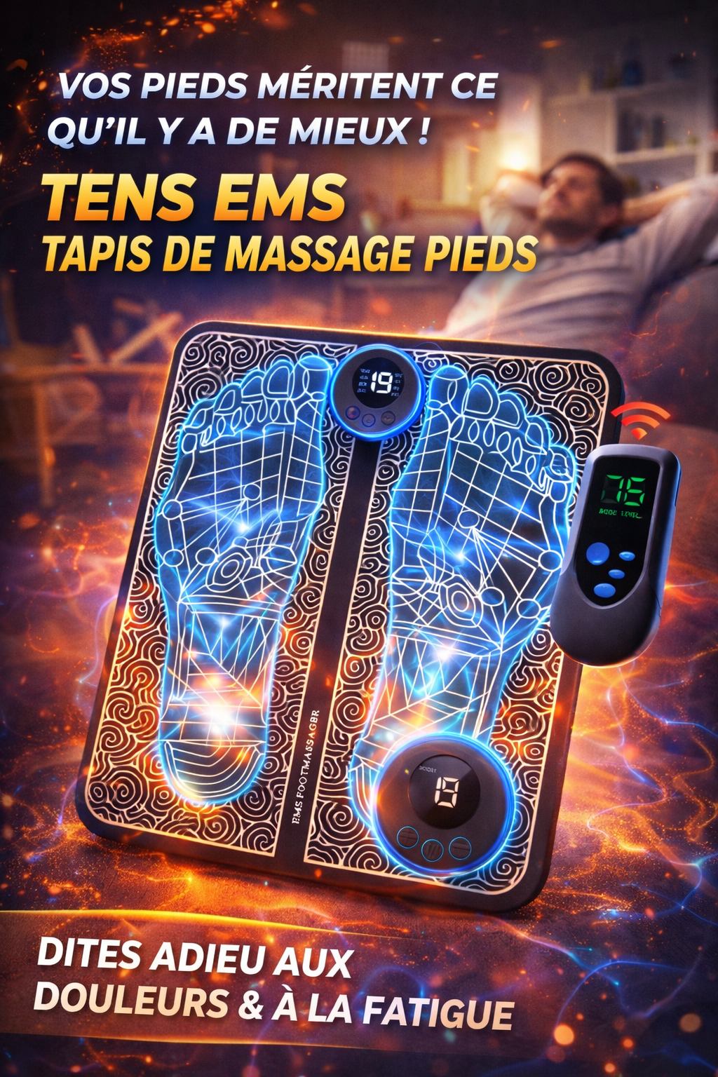 ✅ Tapis de Massage EMS – Soulagement & Relaxation