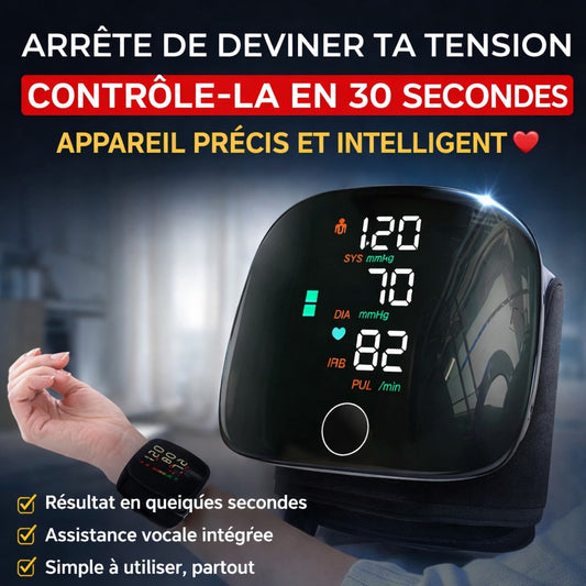 🩺✨ Tensiomètre Électronique Intelligent original - Précision Médicale avec Assistance Vocale 🔊📈
