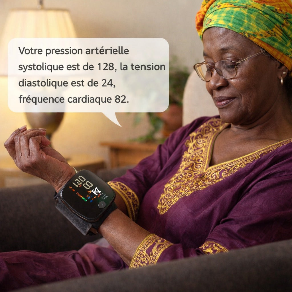 🩺✨ Tensiomètre Électronique Intelligent original - Précision Médicale avec Assistance Vocale 🔊📈