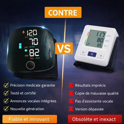🩺✨ Tensiomètre Électronique Intelligent original - Précision Médicale avec Assistance Vocale 🔊📈