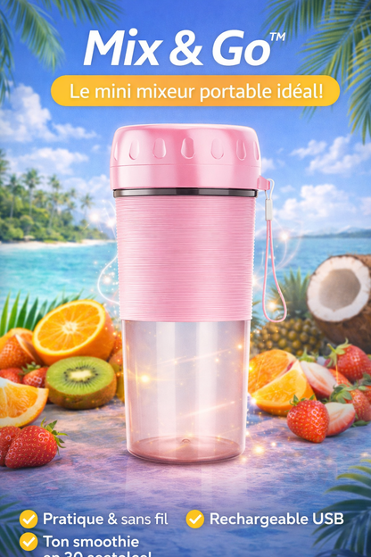 Mini Mixeur Portable – Smoothies en 30 secondes ⚡